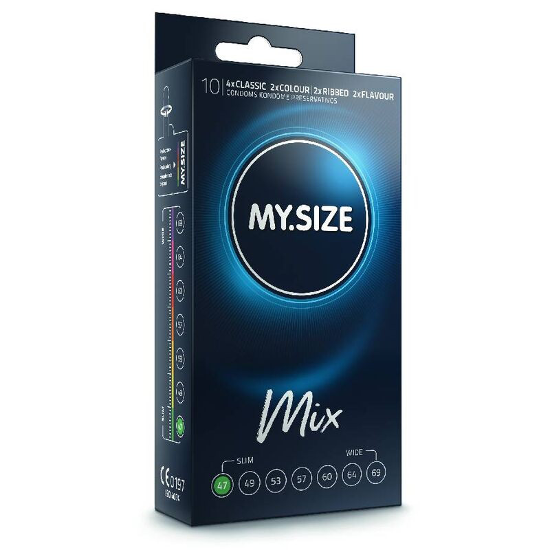 My Size - Mix Préservatifs 47 Mm 10 Unités